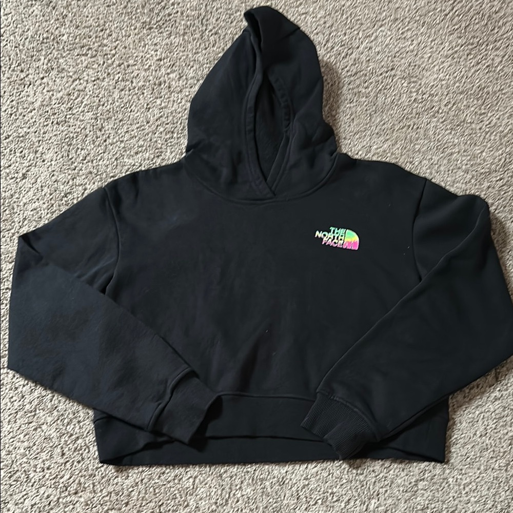 The North Face Black Cropped Hoodie
